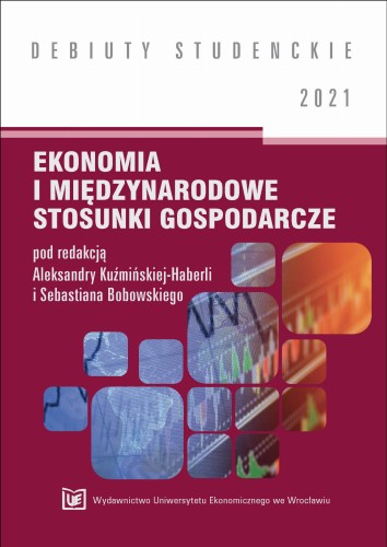 Biało-bordowa okładka serii na środku kafelki ukazujące zarysy kontynentów i kolorowe wykresy liniowe.
