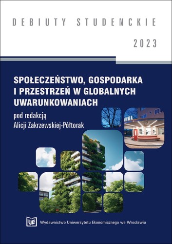 Granatowo-biała okładka serii, na środku kafelki przedstawiające zielony  porośnięty drzewami wieżowiec. Na dole logo wydawnictwa.