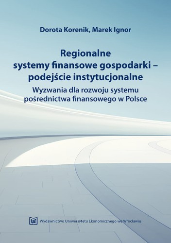 Okładka w odcieniach błękitu i szarości, przedstawia abstrakcyjną drogę biegnącą przez pustą przestrzeń. Tytuł książki umieszczony centralnie, w ciemnoniebieskim kolorze na jasnym tle. Na dole logo wydawnictwa.