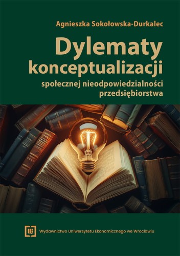 Okładka książki utrzymana jest w ciemnej tonacji. W centralnej części grafiki znajduje się żarówka  umieszczona wewnątrz otwartej książki, której kartki tworzą stabilną podstawę dla źródła światła. Otaczają ją inne stare książki.