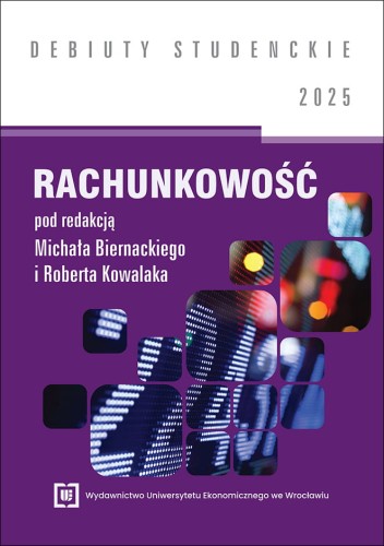 Biało -fioletowa okładka serii, na środku kafelki przedstawiające ciąg liczb.