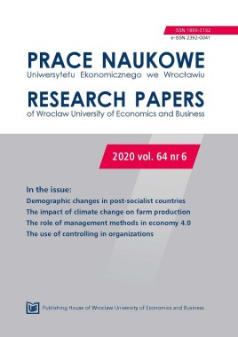 Prace Naukowe Uniwersytetu Ekonomicznego we Wrocławiu, 2020, vol. 64, nr 6