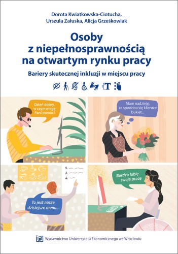 Kwiatkowska-Ciotucha, Załuska, Grześkowiak Osoby z niepełnosprawnością okładka