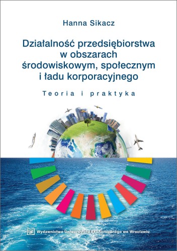 Hanna Sikacz Działalność przedsiębiorstwa w obszarach środowiskowym, okładka