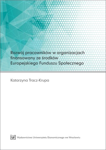 Katarzyna Tracz-Krupa, Rozwój pracowników w organizacja finansowanych ze środków, okładka
