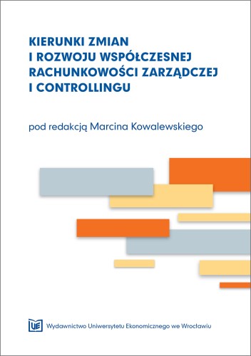 Marcin Kowalewski, Kierunki zmian i rozwoju współczesnej rachunkowości, okładka