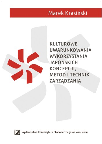 Marek Krasiński, Kulturowe uwarunkowania wykorzystania japońskich koncepcji, okładka