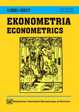 Ekonometria, 2017, nr 1(55)