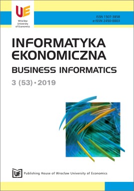 Informatyka Ekonomiczna, 2019, nr 3(53)