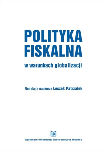 Leszek Patrzałek, Polityka fiskalna, okładka