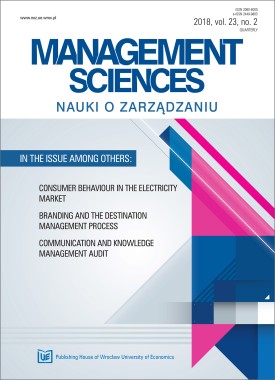 Management Sciences, 2018, vol. 23, no. 2