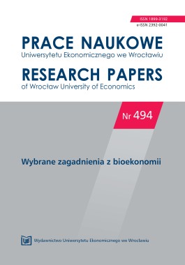 PN 494 Wybrane zagadnienia z bioekonomii