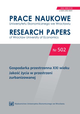 PN 502 Gospodarka przestrzenna XXI Wieku. Jakość życia w przestrzeni zurbanizowanej