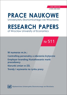 PN 511 Sukces w zarządzaniu kadrami. Wyzwania wobec funkcji personalnej w organizacjach w warunkach rynku pracownika. Problemy zarządczo-ekonomiczne