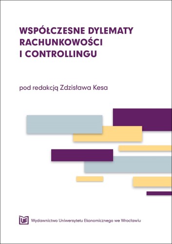 Zdzisław Kes, Współczesne dylematy rachunkowości, okładka