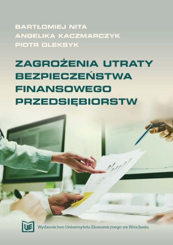 Nita, Kaczmarczyk, Oleksyk, Zagrożenia utraty bezpieczeństwa finansowego, okładka