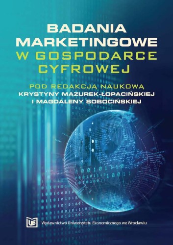 Mazurek-Łopacińska, Sobocińska, Badania marketingowe w gospodarce cyfrowej, okładka