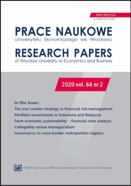 Prace Naukowe Uniwersytetu Ekonomicznego we Wrocławiu, 2020, vol. 64, nr 2