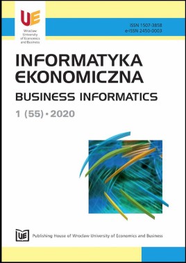 Informatyka Ekonomiczna, 2020, nr 1(55)
