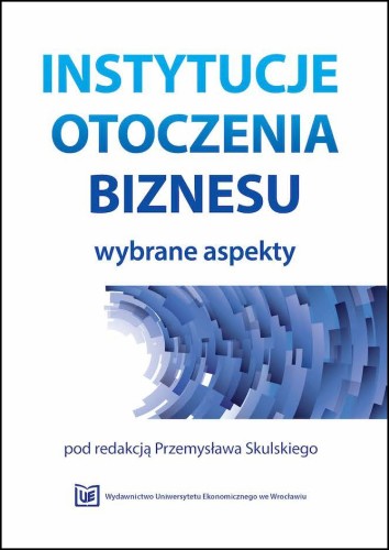 Przemysław Skulski, Instytucje otoczenia biznesu, okładka