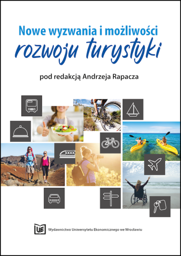Andrzej Rapacz, nowe wyzwania i możliwości rozwoju turystyki, okładka